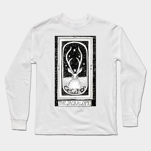 Jackalope Long Sleeve T-Shirt by malkovvitch